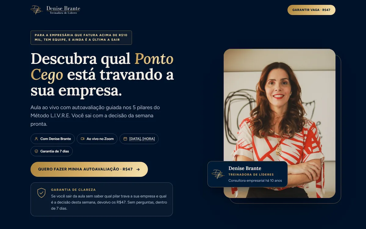 Site Pontos Cegos de Crescimento